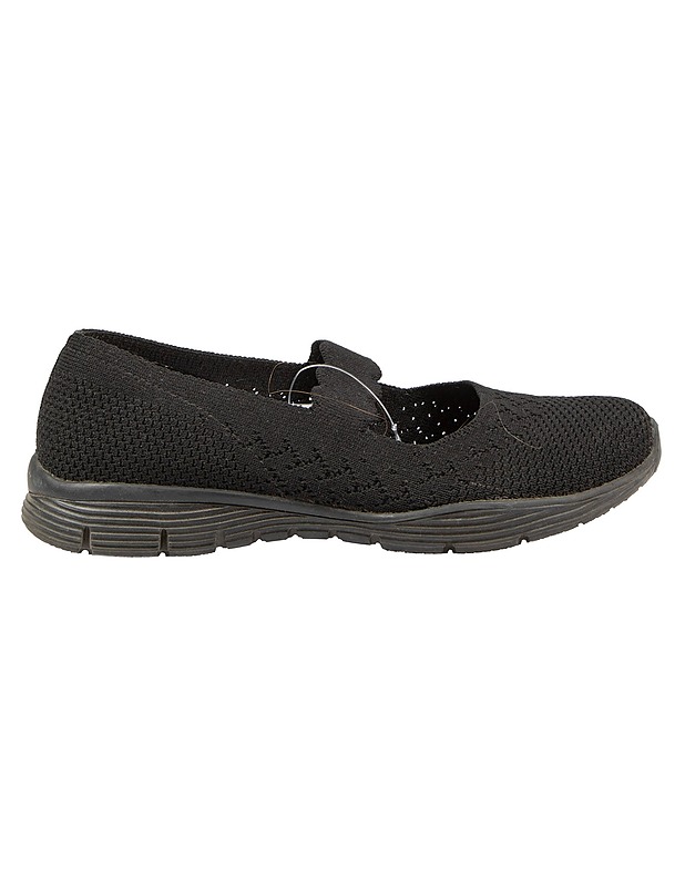 SKECHERS mustat lenkkarit, 36 - Naisten kävelykengät ja tennarit - 10105600616 - 1