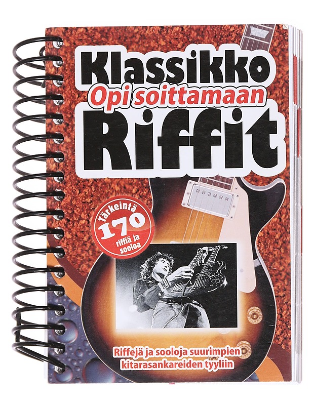 Klassikkoriffit opi soittamaan : riffejä ja sooloja suurimpien kitarasankareiden tyyliin - Brown, Alan - Tietokirjat ja oppaat - 10105600618 - 0