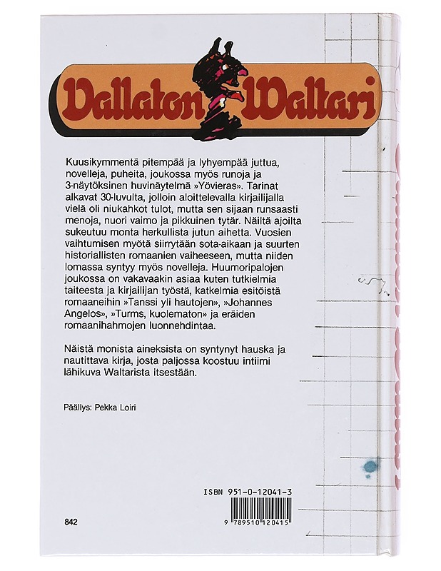 Vallaton Waltari - Waltari, Mika - Romaanit ja novellit - 10105600621 - 1