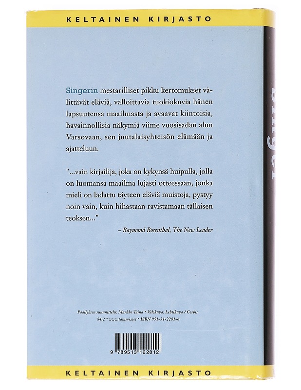 Isäni seurakuntaa - Singer, Isaac Bashevis - Romaanit ja novellit - 10105600627 - 1