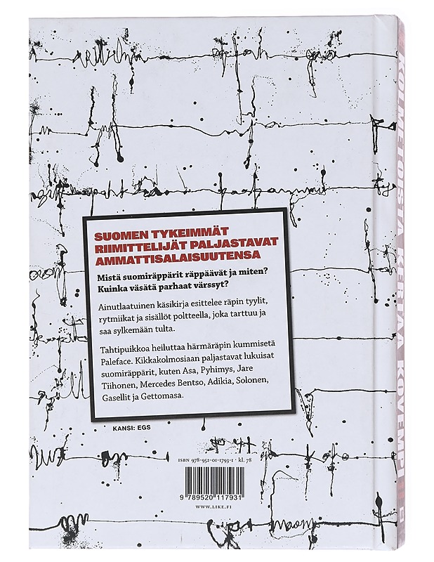 Kolmetoista kertaa kovempi / räppärin käsikirja - Paleface - Kirja lahjaksi - 10105600641 - 1