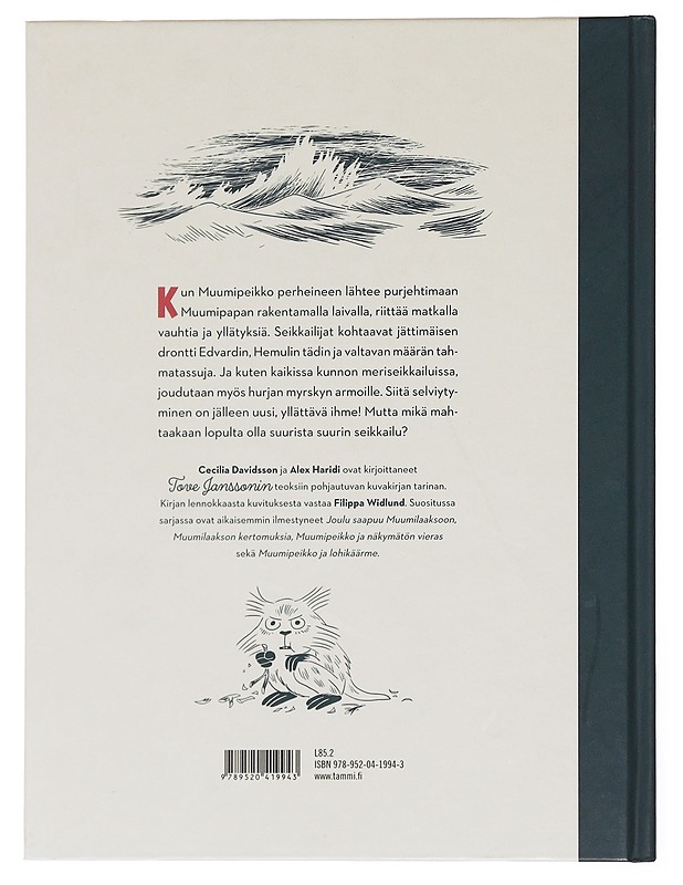 Muumipeikko ja Merenhuiske / Tove Janssonin kertomuksen mukaan - Davidsson, Cecilia - Lastenkirjat - 10105600653 - 1