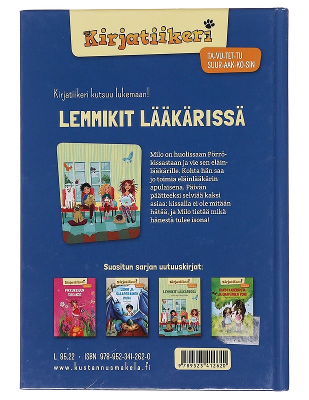 Lemmikit lääkärissä - Heger, Ann-Katrin - Lastenkirjat - 10105600669 - 1