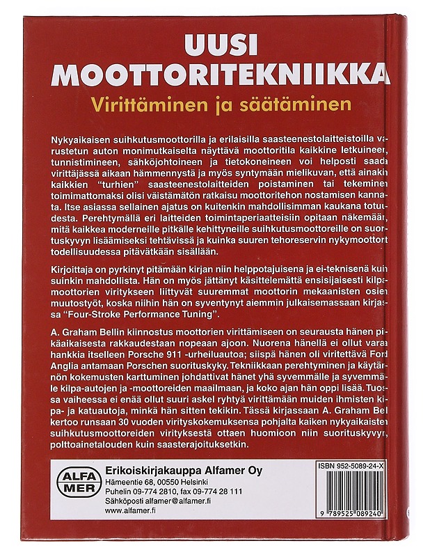 Uusi moottoritekniikka : virittäminen ja säätäminen - Bell, Graham A. - Tietokirjat ja oppaat - 10105600687 - 1