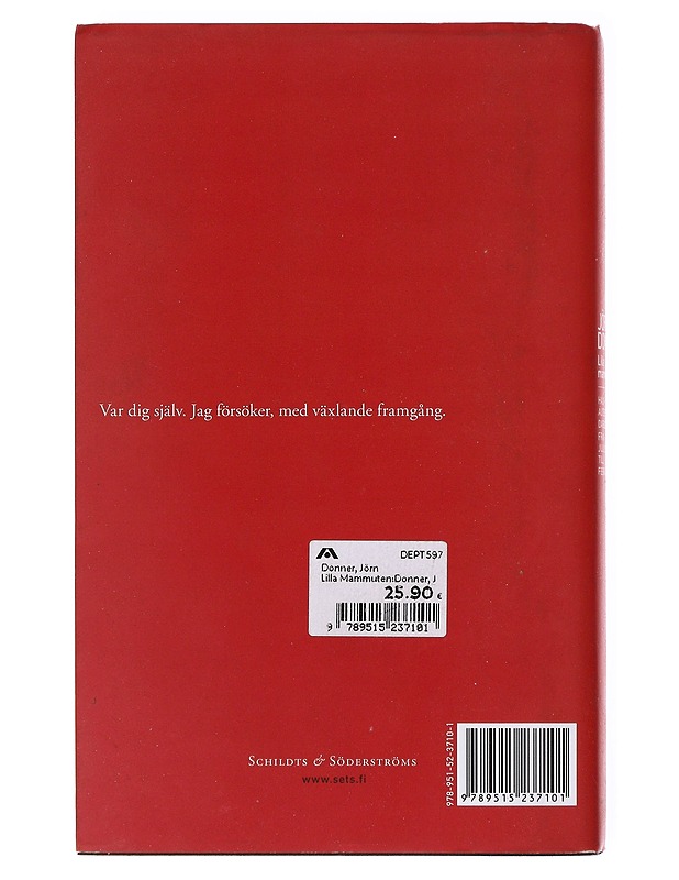 Lilla mammuten - Jörn Donner - Elämäkerrat ja muistelmat - 10105600804 - 1