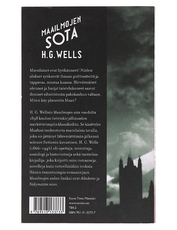 Maailmojen sota - Wells, H. G. - Romaanit ja novellit - 10105600935 - 1