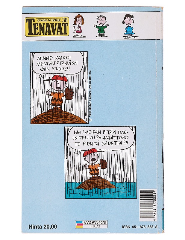 Kuka pelkää sadetta? - Charles M. Schulz - Sarjakuvat - 10105600946 - 1