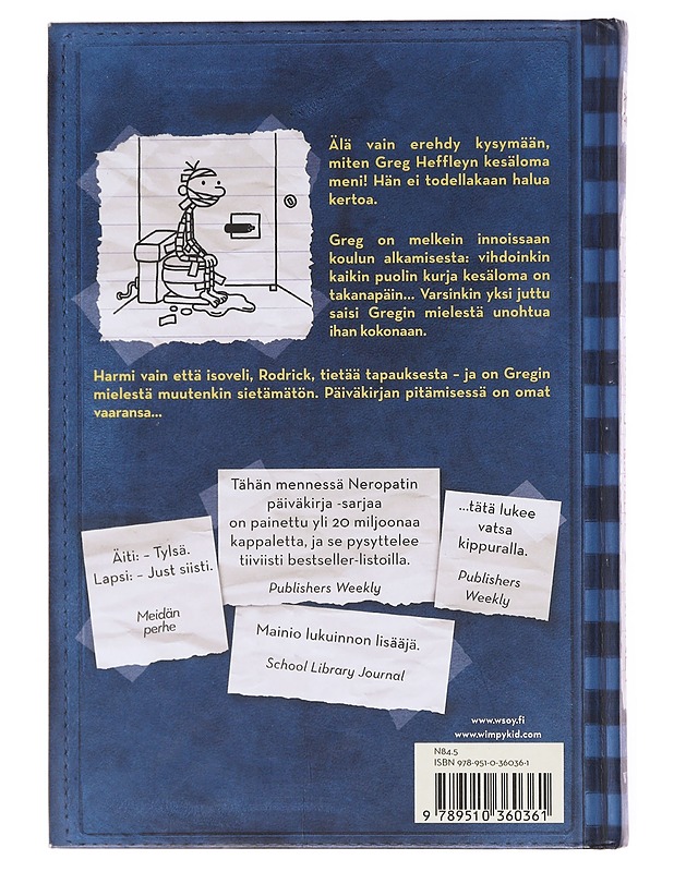 Neropatin päiväkirja / 2 Isoveli isottelee : Greg Heffleyn julkaisu - Jeff Kinney - Sarjakuvat - 10105600964 - 1