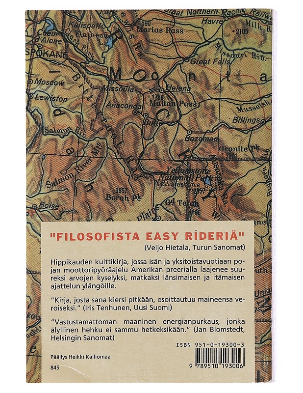 Zen ja moottoripyörän kunnossapito - Pirsig, Robert M. - Romaanit ja novellit - 10105600976 - 1
