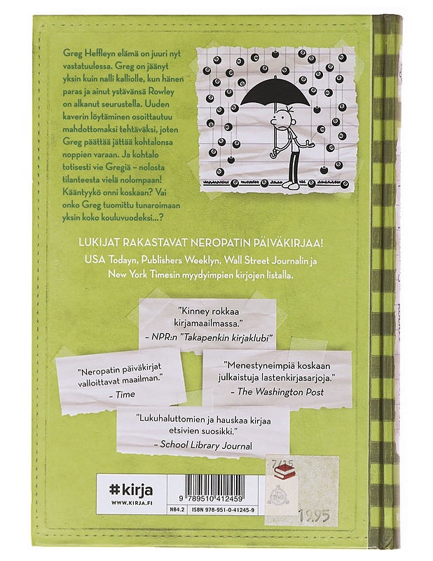 Neropatin päiväkirja / 8 Kohtalo kolhii - Jeff Kinney - Sarjakuvat - 10105601005 - 1