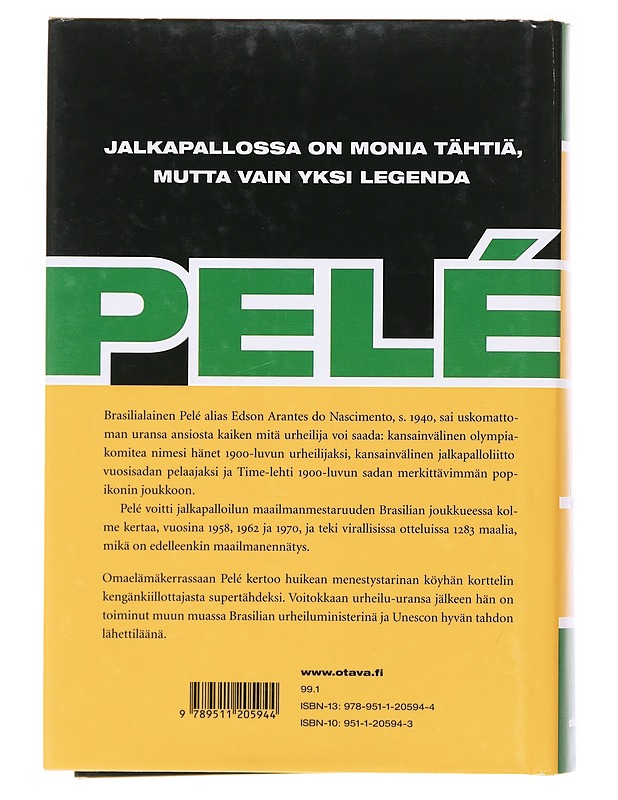 Pelé - Pelé - Elämäkerrat ja muistelmat - 10105601009 - 1