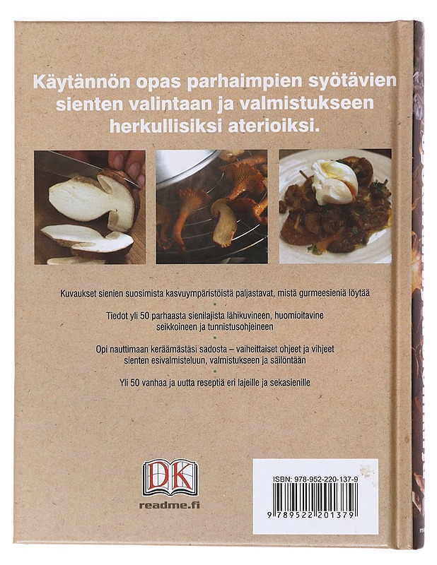 Syötävän hyvä sienikirja / opas sieniretkille ja keittiöön - Del Conte, Anna - Ruokakirjat - 10105601010 - 1