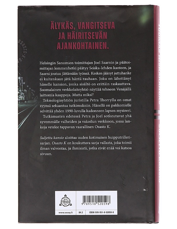 Suljettu kansio - Tuomas Niskakangas - Romaanit ja novellit - 10105601017 - 1