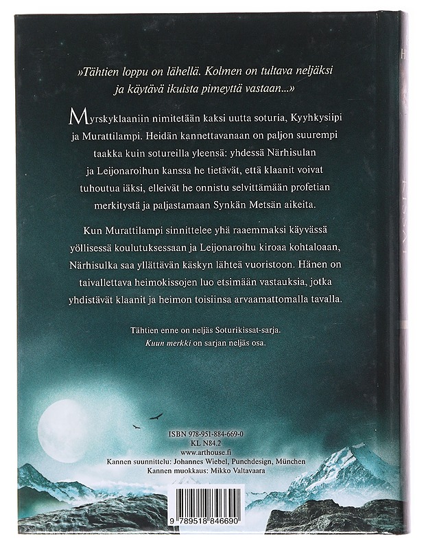Kuun merkki - Erin Hunter - Romaanit ja novellit - 10105601036 - 1