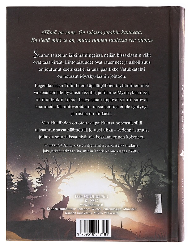 Vatukkatähden myrsky -  Erin Hunter - Romaanit ja novellit - 10105601041 - 1