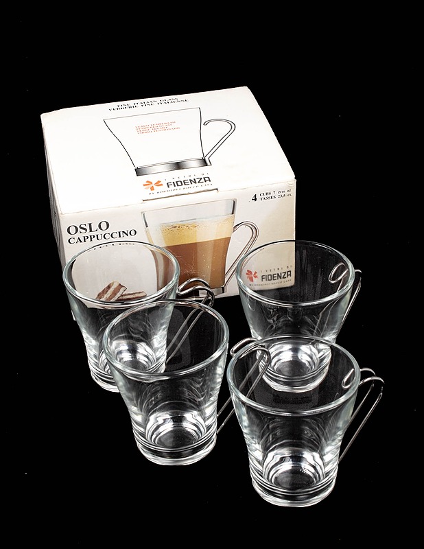 Oslo Cappuccinokuppi, kpl 4 - Mukit ja kahvikupit - 10105601058 - 0