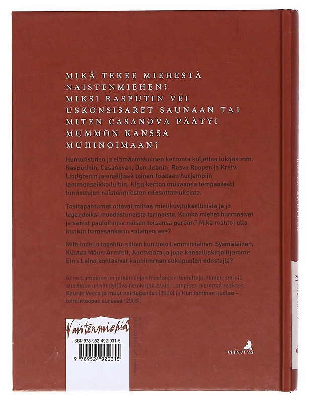 Naistenmiehiä - Anne Lampinen - Elämäkerrat ja muistelmat - 10105601114 - 1