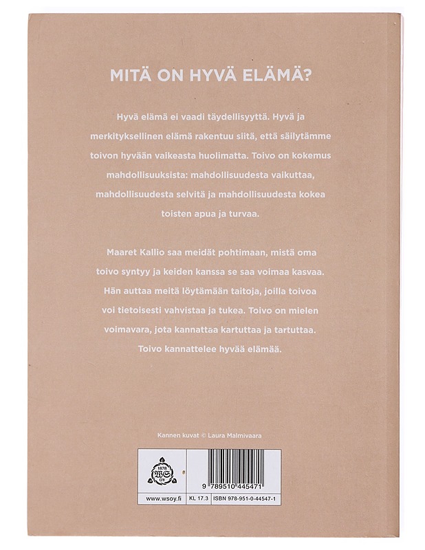 Voimana toivo -  Kallio, Maaret  - Tietokirjat ja oppaat - 10105601139 - 1