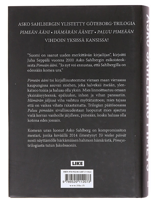 Pimeys - Asko Sahlberg - Romaanit ja novellit - 10105601145 - 1