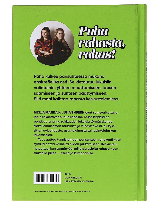 Rikas, rakas, köyhä, varas : Rahanjako parisuhteessa - Mähkä, Merja - Tietokirjat ja oppaat - 10105601146 - 1