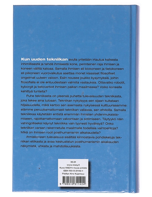 Ihmiskoneen tulevaisuus - Airaksinen, Timo  - Tietokirjat ja oppaat - 10105601162 - 1