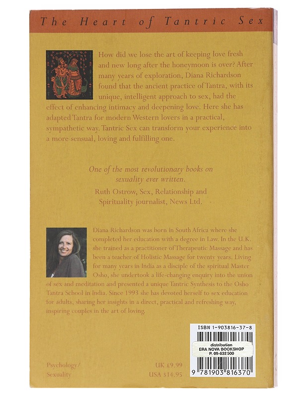 The Heart of Tantric Sex [K18] - Richardson, Diana - Tietokirjat ja oppaat - 10105601188 - 1