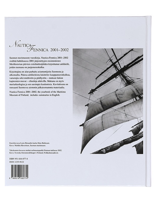 NAUTICA FENNICA 2001-2002 : ANNUAL REPORT 2001-2002 - MALINEN, ISMO - Historiakirjat - 10105601191 - 1
