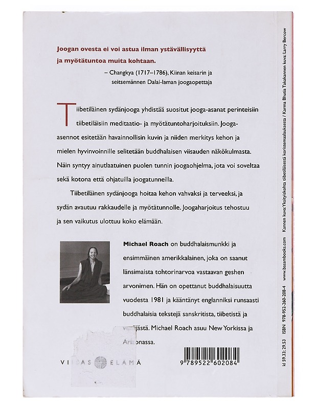 Tiibetiläinen joogakirja - Roach, Geshe Michael - Tietokirjat ja oppaat - 10105601212 - 1