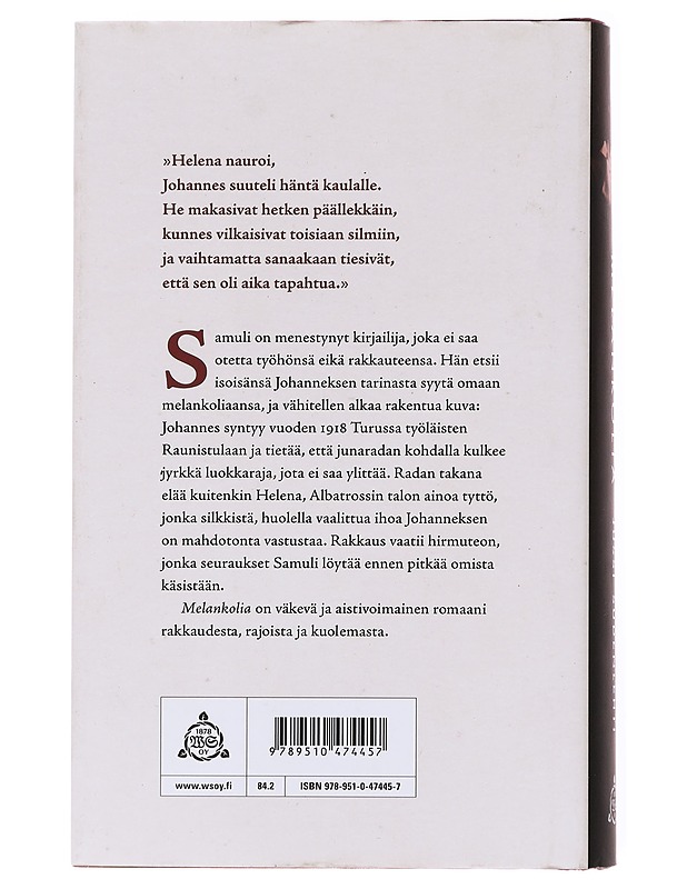 Melankolia - Jussi Sudenlehti - Romaanit ja novellit - 10105601259 - 1