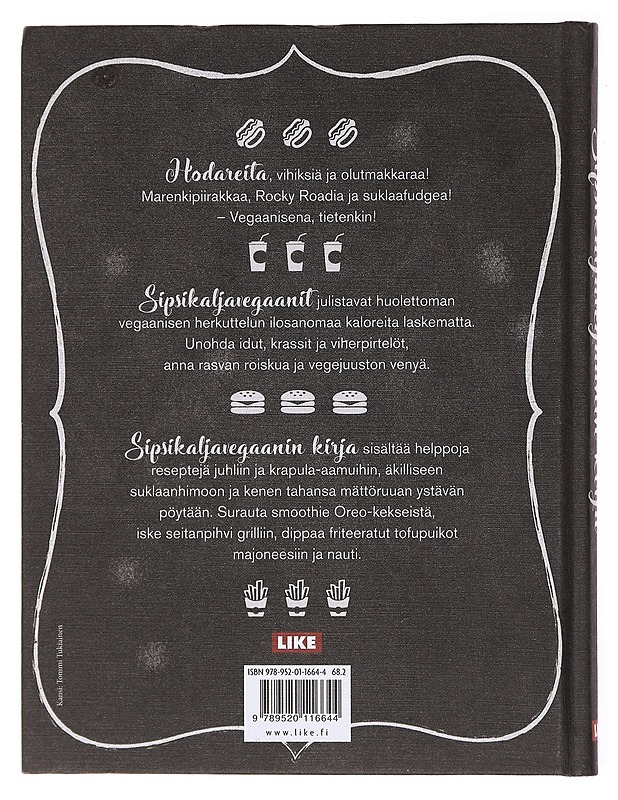 Sipsikaljavegaanin kirja - Heimonen, Terhi - Ruokakirjat - 10105601284 - 1