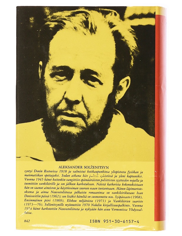 Syöpäosasto - Solzenitsyn, Aleksandr - Romaanit ja novellit - 10105601286 - 1