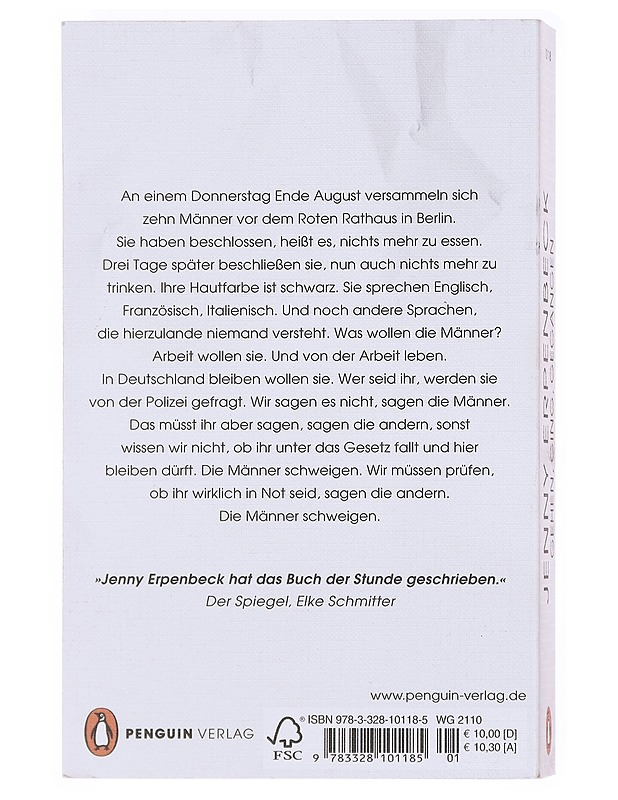 Gehen, ging, gegangen : Roman - Jenny Erpenbeck - Romaanit ja novellit - 10105601287 - 1