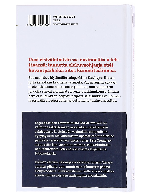 3 etsivää ja kauhujen linna - Robert  Arthur  - Nuorten kirjat - 10105601296 - 1