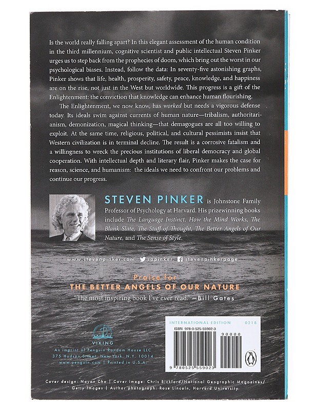 Enlightenment NOW : the case for reason, science, humanism, and progress - Steven Pinker - Tietokirjat ja oppaat - 10105601301 - 1