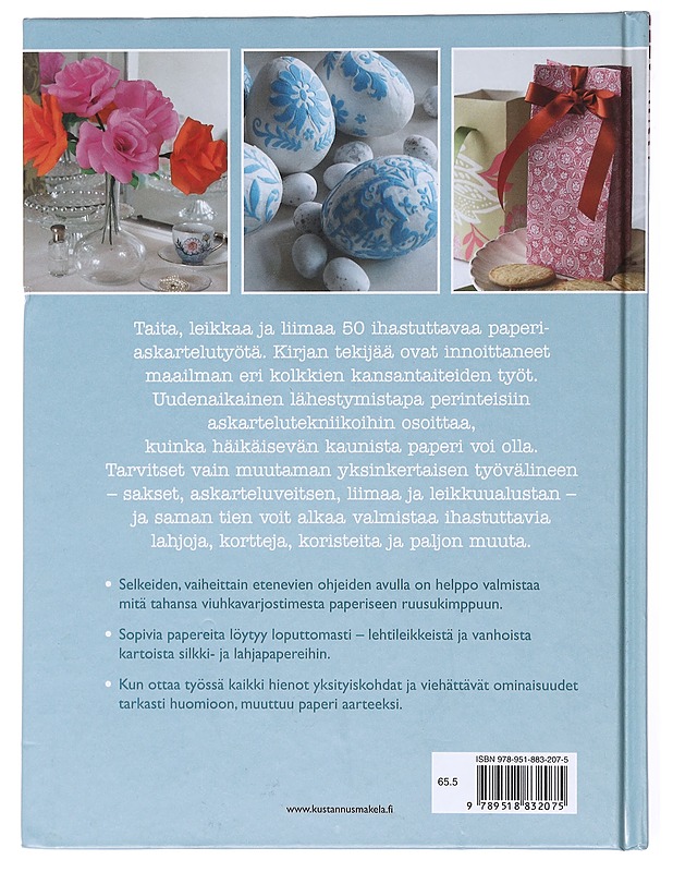 Paperiaskartelun aarteita - Clare Youngs - Harrastekirjat - 10105601318 - 1