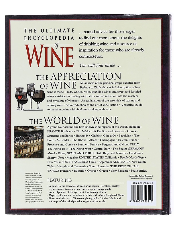 The Ultimate Encyclopedia of Wine - Robert Joseph - Harrastekirjat - 10105601328 - 1