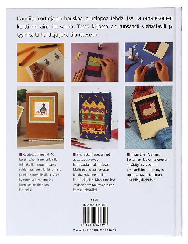 Kortintekijän iso ideakirja / tee itse kortit, joita on kiva lähettää ja ilo saada - Bolton, Vivienne - Tietokirjat ja oppaat - 10105601338 - 1