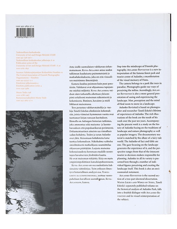 Kuva-Aulanko = Aulanko revisited - Eskola, Taneli - Historiakirjat - 10105601354 - 1