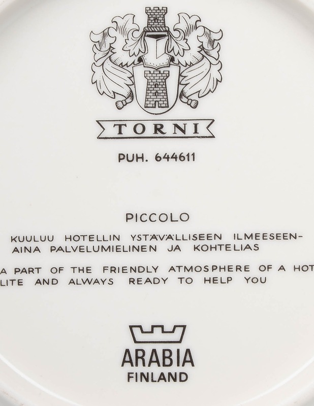 ARABIA Torni Piccolo -seinälautanen - Designsuosikit - 10105601359 - 2