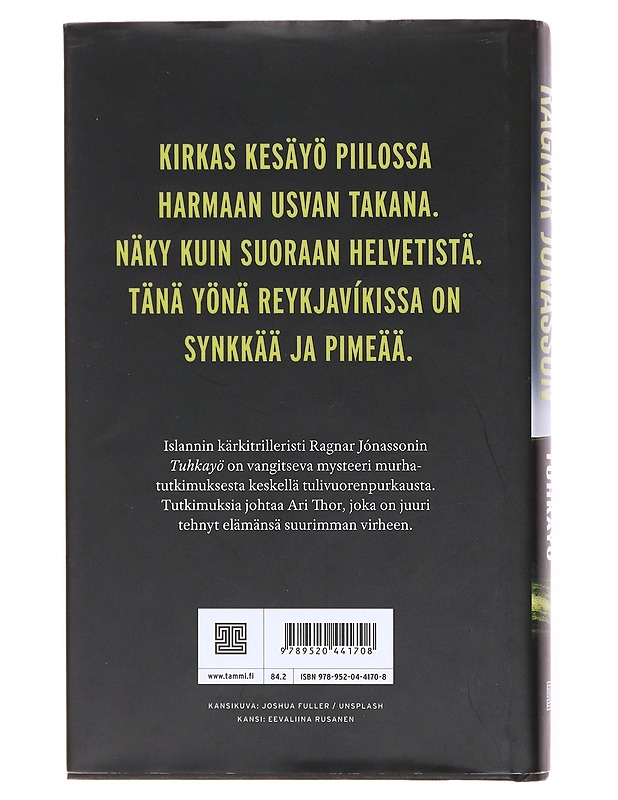 Tuhkayö - Ragnar Jónasson - Romaanit ja novellit - 10105601373 - 1