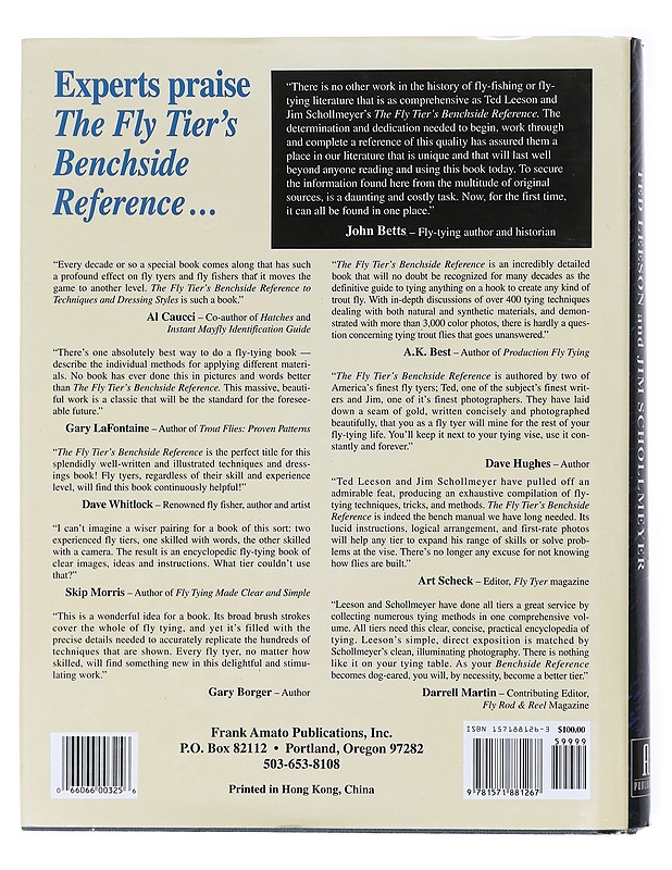 The fly tier's benchside reference : to techniques & dressing styles - Leeson, Ted - Tietokirjat ja oppaat - 10105601409 - 1