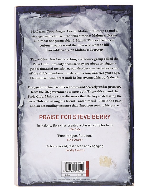 The Paris Vendetta - Steve Berry - Romaanit ja novellit - 10105601464 - 1