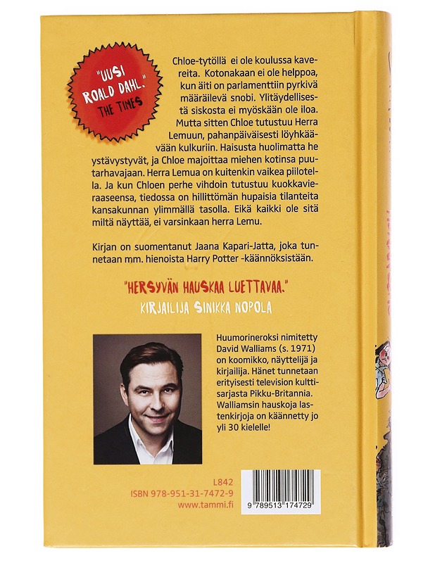 Herra Lemu - Walliams, David - Lastenkirjat - 10105601492 - 1