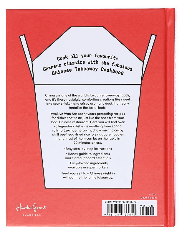 Chinese takeaway cookbook - Kwoklyn Wan - Ruokakirjat - 10105601495 - 1