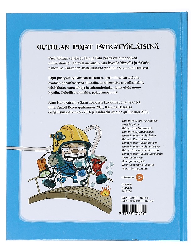 Tatu ja Patu työn touhussa - Havukainen, Aino - Lastenkirjat - 10105601551 - 1