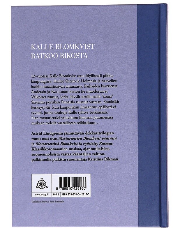 Mestarietsivä Blomkvist - Lindgren, Astrid - Lastenkirjat - 10105601554 - 1