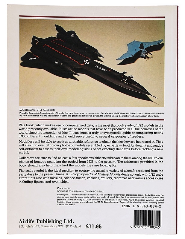 Encyclopaedia of military models 1/72 - Claude Boileau - Harrastekirjat - 10105601564 - 1