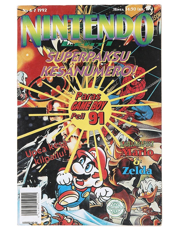 Nintendo-lehti 6-7/1992 - Lehdet - 10105601574 - 0