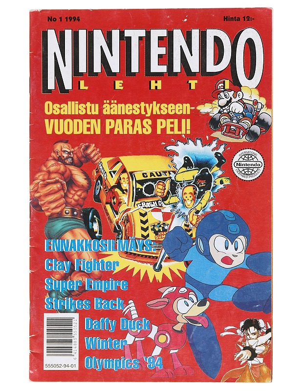 Nintendo-lehti 1/1994 - Lehdet - 10105601584 - 0
