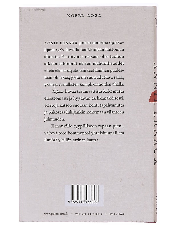 Tapaus - Annie Ernaux - Elämäkerrat ja muistelmat - 10105601606 - 1